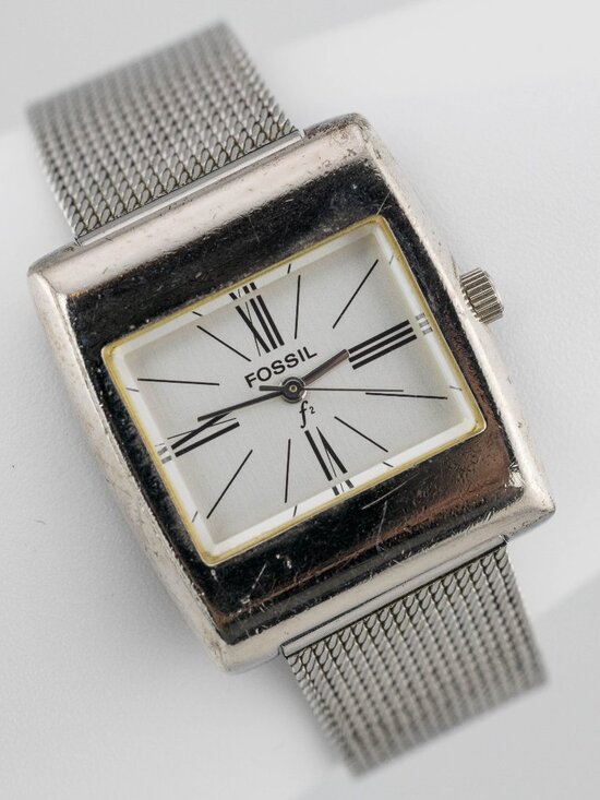 Vintage Fossil ES-8771 Three-Hand Quartz Analog Women\'s Watch New Battery main image 6